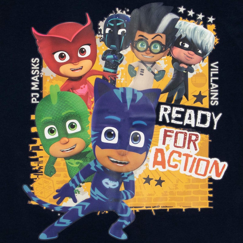 PJMASKS PJ Masks Boys Catboy Owlette Gecko Pajamas Multicolored Size 2T - Image 3